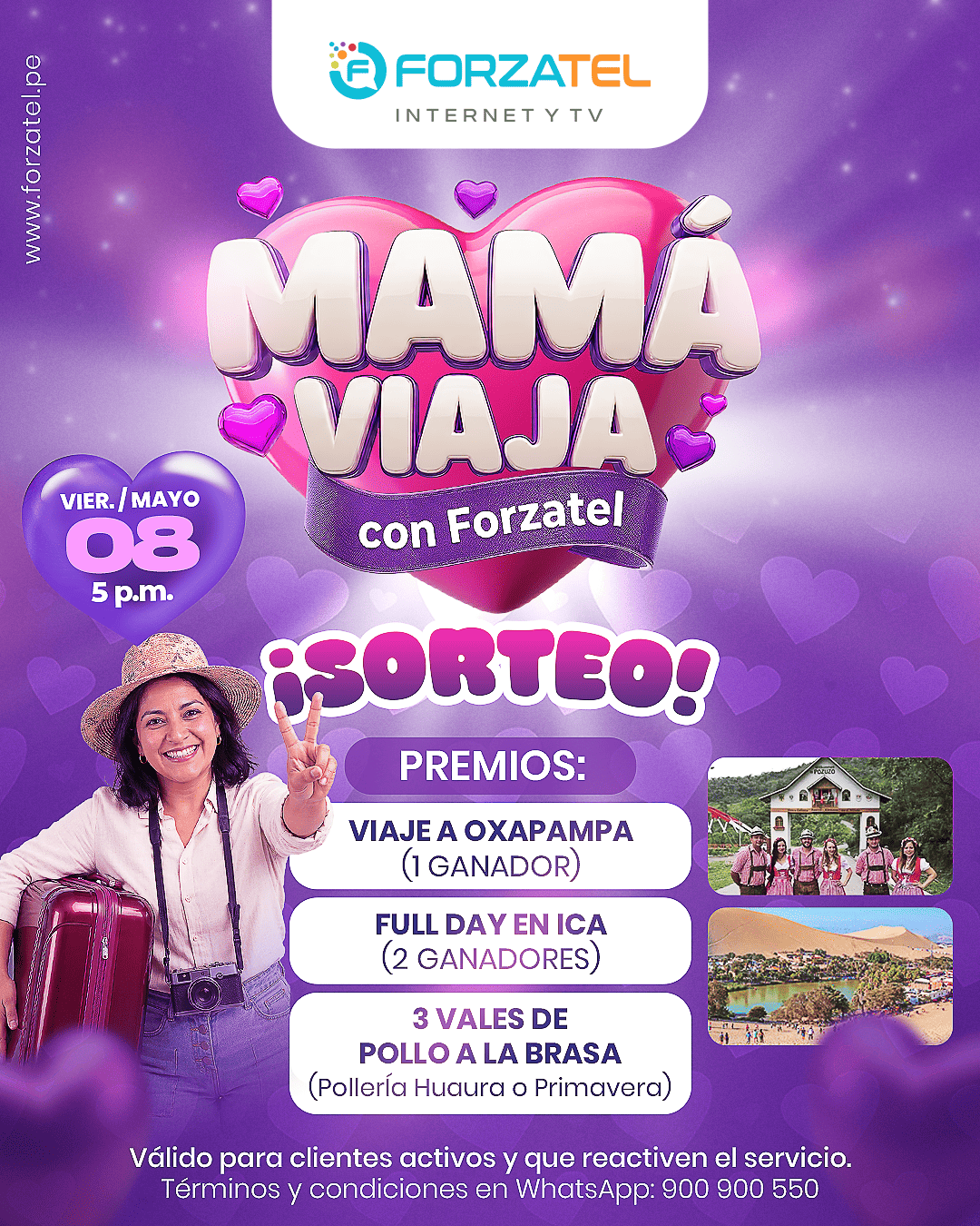 Sorteo Forzatel Día de la Madre